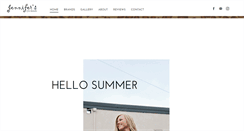 Desktop Screenshot of jennifersonmain.com